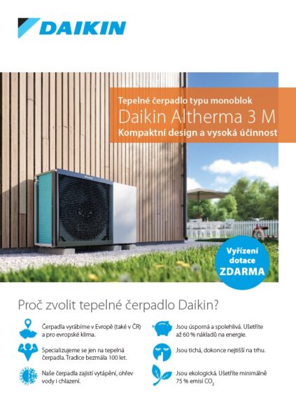 Tepelná čerpadla Daikin Altherma 3 M