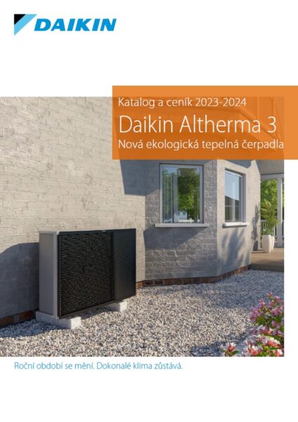Tepelná čerpadla Daikin Altherma 3 